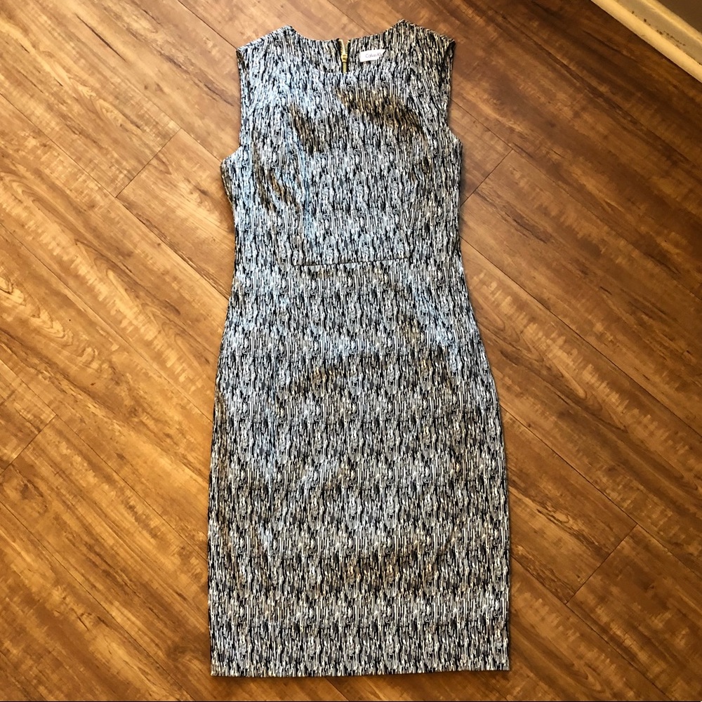 Calvin Klein knee length sheath dress